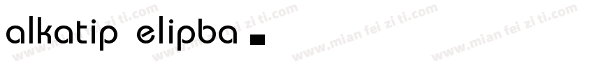 alkatip elipba字体转换